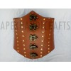 Clasped Leather Steampunk Corset with Brass fittings  APX-009