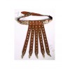 Roman Leather Belt with brass buttons  APX-1207