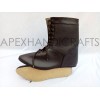 Medieval Leather toggle boots APX-352