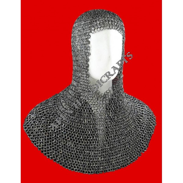 Black Chainmail coif...