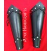 Leather Leg Guard with Brass button Fittings APX-102