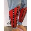 Leather Leg Guard with Brass button Fittings APX-103