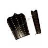 Leather Leg Guard with Brass button Fittings APX-111