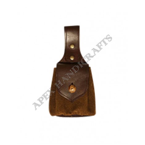 Medieval Money Pouch with Leather String APX-1040
