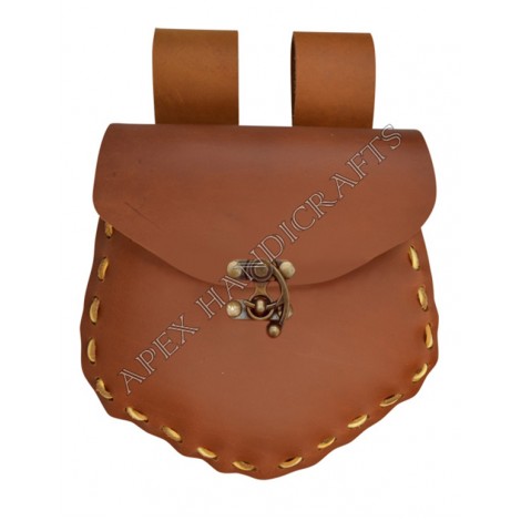 Medieval Leather Pouch APX-1041