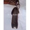 Medieval Leather Pouch with Brass Buckle APX-1030