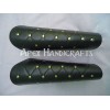 Leather Leg Guard with Brass button Fittings  APX-104
