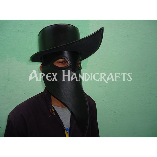 Leather Mask black c...