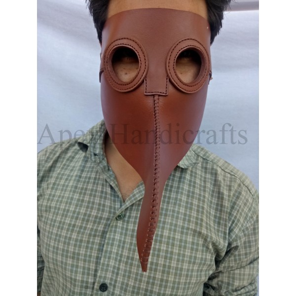 Leather Mask Red col...